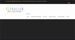 Desktop Screenshot of kidnasium.ca
